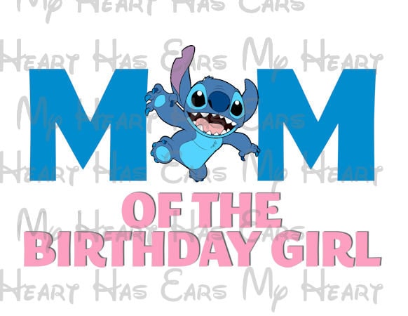 Stitch Birthday Squad image png digital file sublimation print t-shirt design
