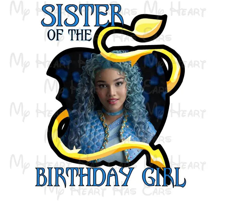 Descendants rise of red birthday ANY NAME NUMBER image png digital file sublimation print decal t-shirt design