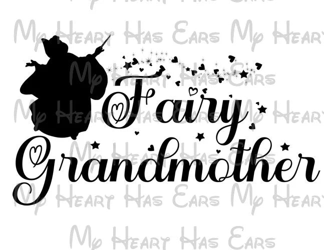 Fairy Grandmother Cinderella PNG Digital Download