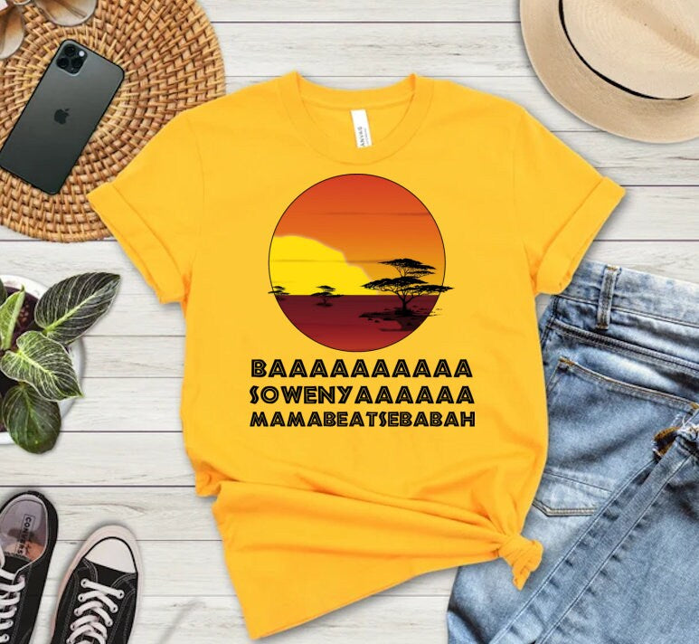 Lion King tree sunrise song image png digital file sublimation print decal t-shirt design