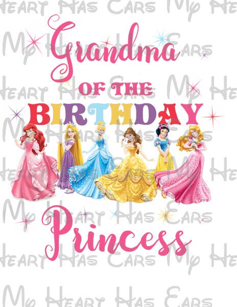 Disney Princess crown Brother of the birthday girl image png digital file sublimation print t-shirt design
