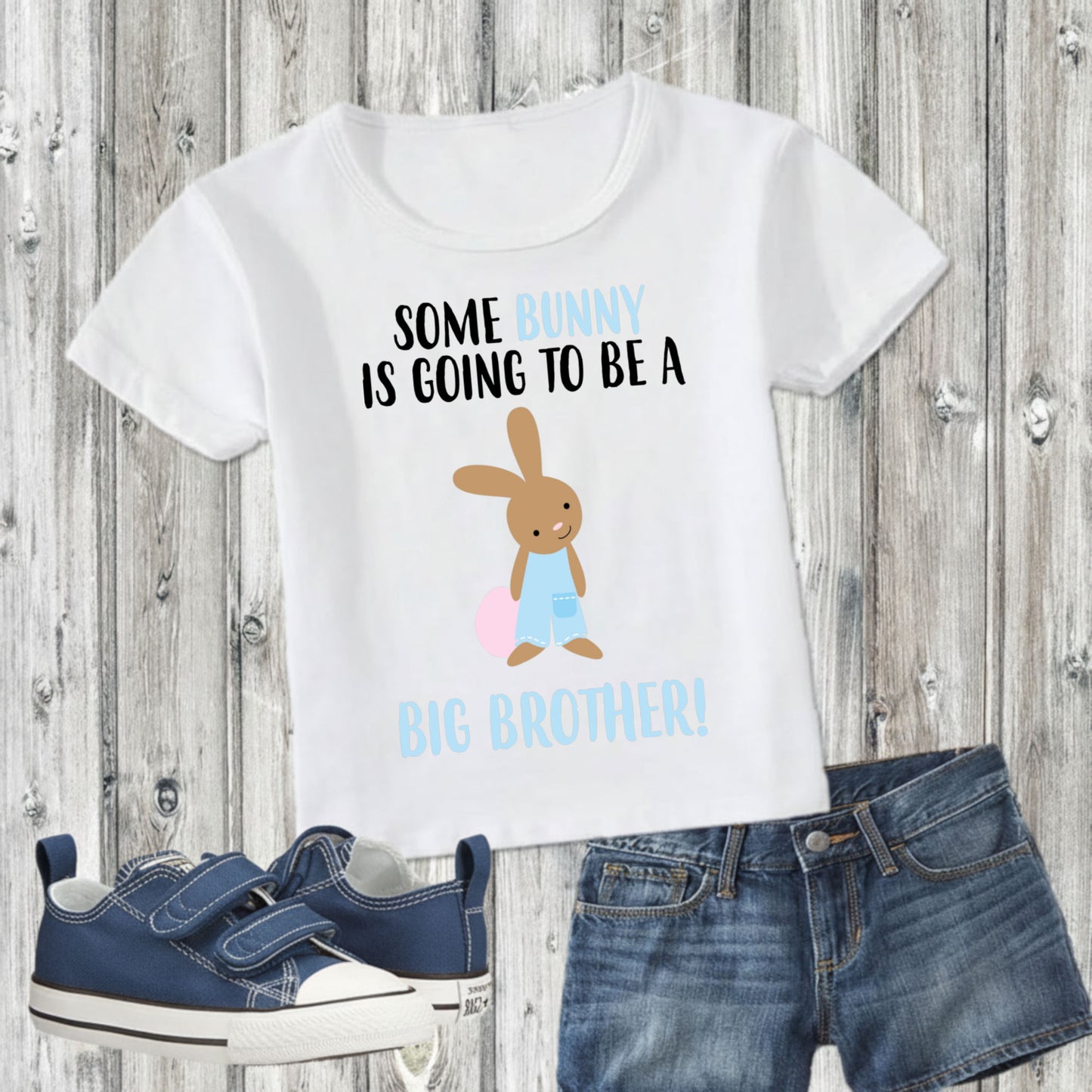 Some Bunny is going to be a big sister brother images png digital files sublimation prints t-shirt designs