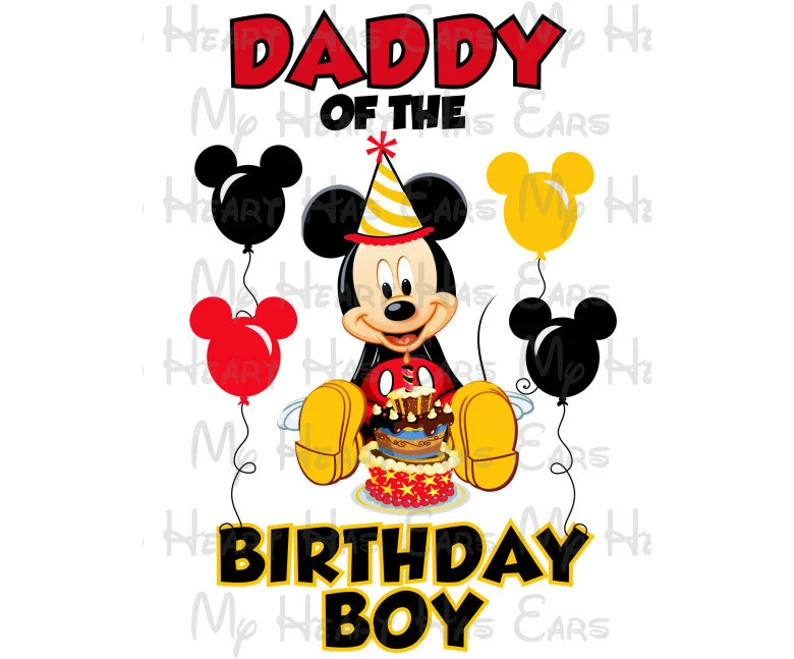 Mickey Mouse cake Mommy of the birthday boy image png digital file sublimation print decal t-shirt design