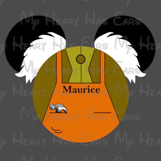 Maurice Beauty and the Beast Minnie Mickey Mouse head ears image png digital file sublimation print t-shirt design