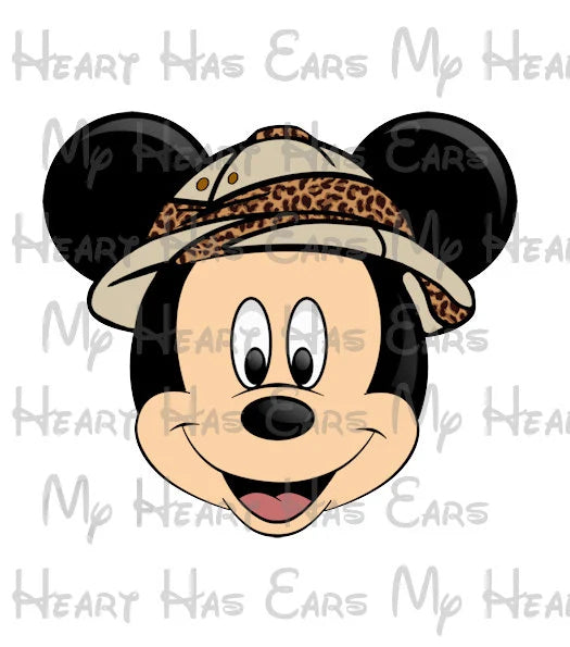 Chip and Dale safari hat images png digital files sublimation print t-shirt designs