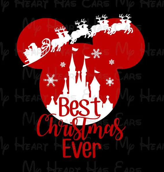 Best Christmas ever Mickey Mouse Family Vacation image png digital file sublimation print decal t-shirt design