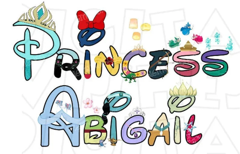 Disney in a word Mickey Minnie Mouse text font family vacation image png digital file sublimation print decal t-shirt design