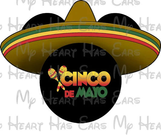 Cinco de mayo Mickey Mouse heads Family image png digital file sublimation print t-shirt design