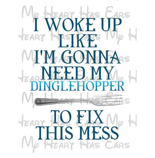 I'm gonna need my dinglehopper Little mermaid image png digital file sublimation print t-shirt design