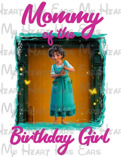 Encanto Mommy of the birthday girl image png digital file sublimation print t-shirt design