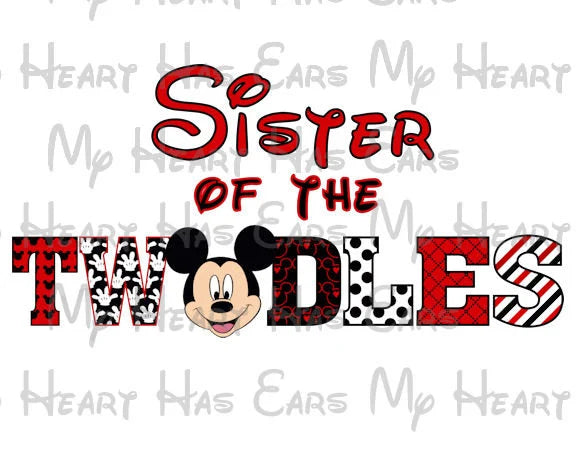 Mickey Mouse look who's two twodles birthday boy image png digital file sublimation print t-shirt design