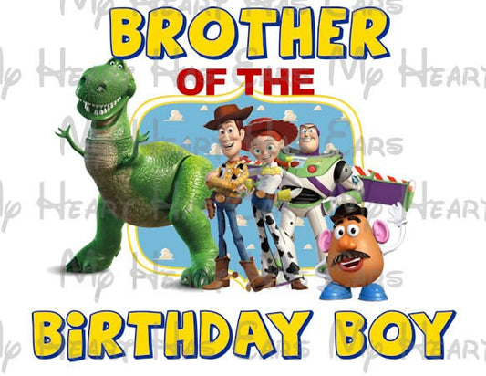 Toy Story Brother of the birthday boy image png clipart digital file sublimation print t-shirt design