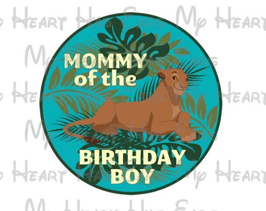 Sarabi Lion King Mommy of the birthday boy image png digital file sublimation print t-shirt design