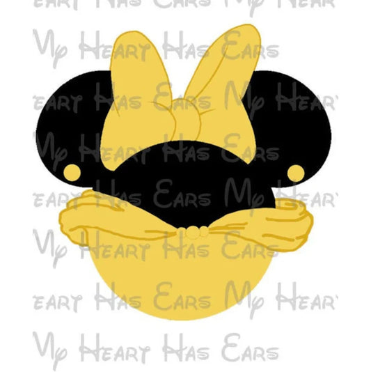 Belle Beauty and the Beast Minnie Mickey Mouse head ears image png digital file sublimation print t-shirt design