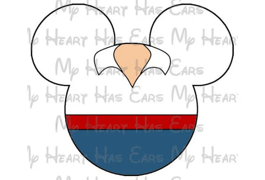 Prince Eric Mickey Mouse head ears image png digital file sublimation print t-shirt design