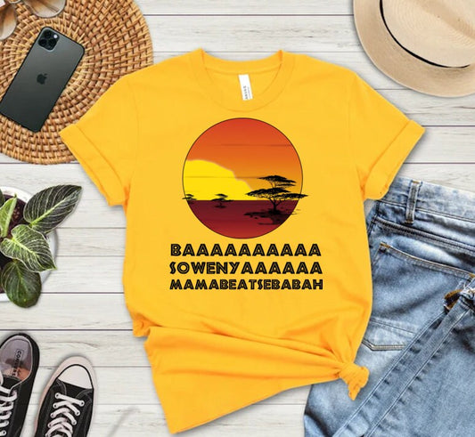 Lion King tree sunrise song image png digital file sublimation print decal t-shirt design