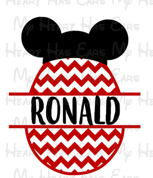 Mickey Mouse Easter egg PERSONALIZED image png digital file sublimation print t-shirt design