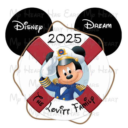 Mickey Mouse Disney Cruise Lines life preserver family vacation image personalized png clipart digital file sublimation print t-shirt design