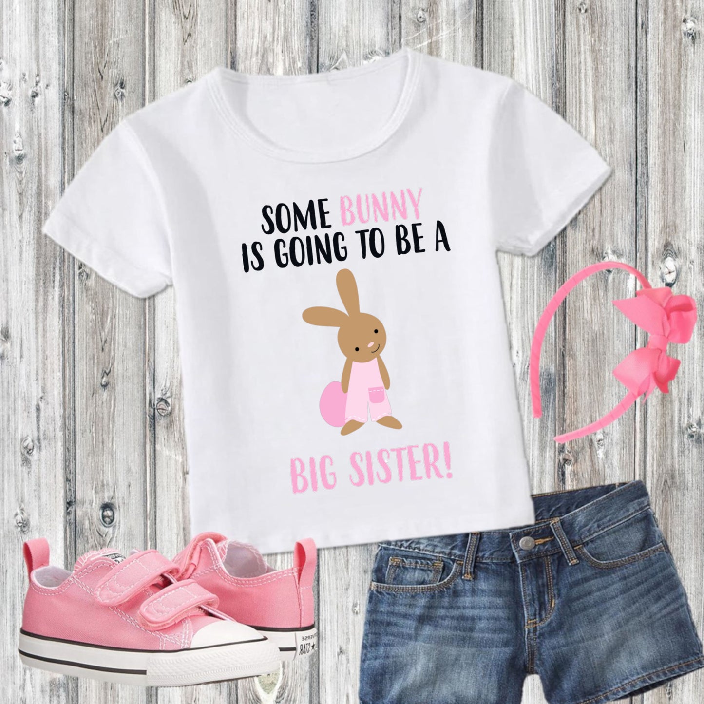 Some Bunny is going to be a big sister brother images png digital files sublimation prints t-shirt designs