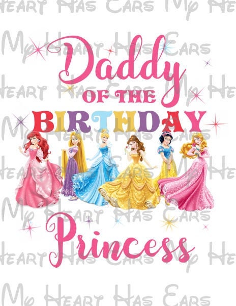 Disney Princess crown Brother of the birthday girl image png digital file sublimation print t-shirt design