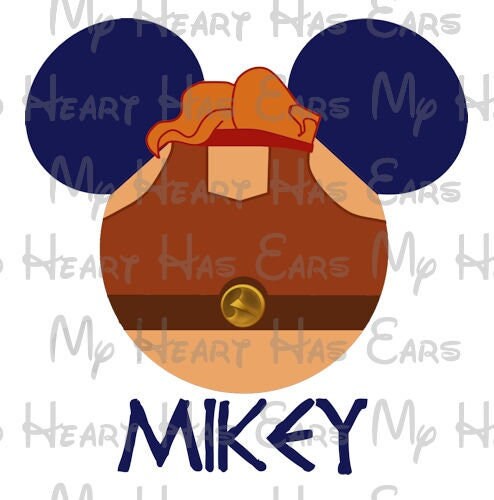 Hercules Mickey Mouse head ears image png digital file sublimation print Waterslide tshirt design