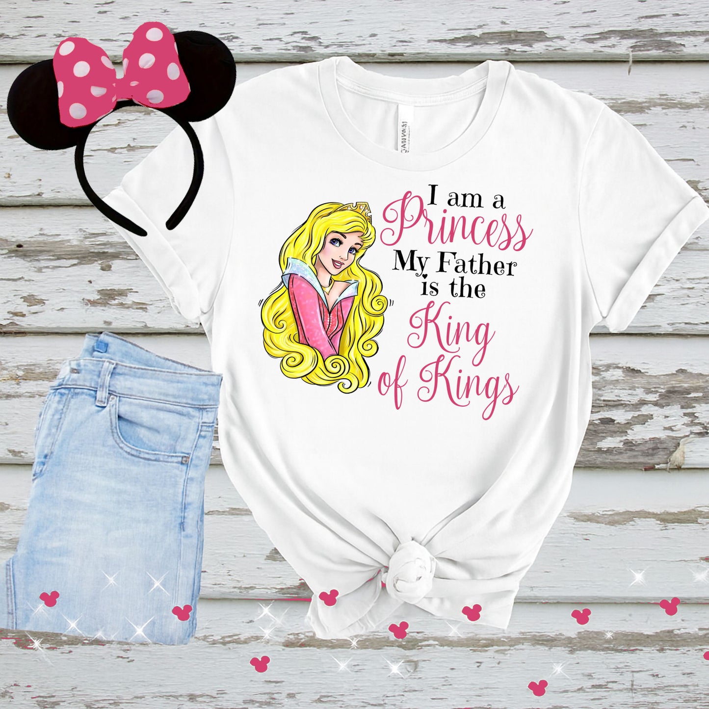 Aurora I am a princess my Father is the King of Kings PNG Digital Download