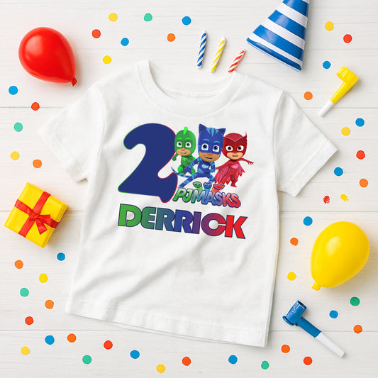 PJ Masks birthday Custom PNG Digital Download
