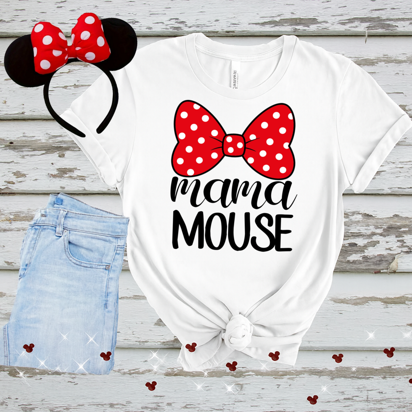 Mama + Mini Mouse Matching Set – Digital PNG Files (Instant Download)