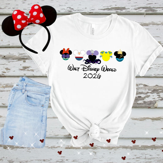 Little Mermaid MickeyMinnie Disney World 2026 PNG