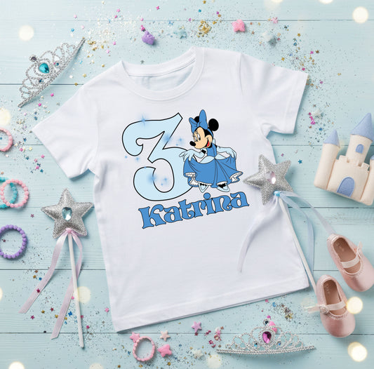 Princess Minnie Mouse Birthday custom PNG Digital Download