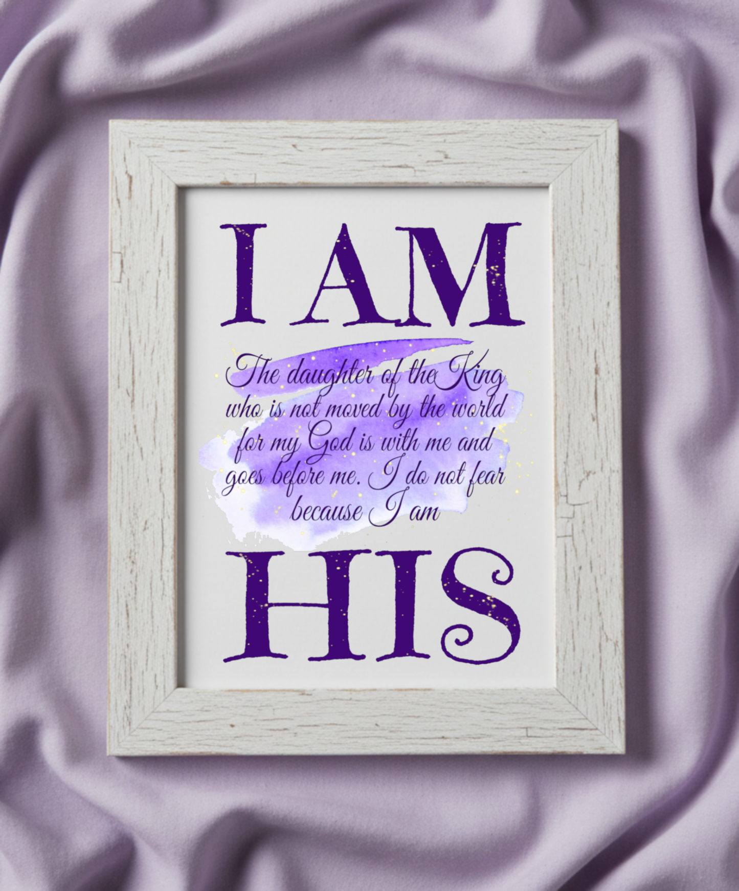 I Am His Daughter Of A King Christian PNG Design