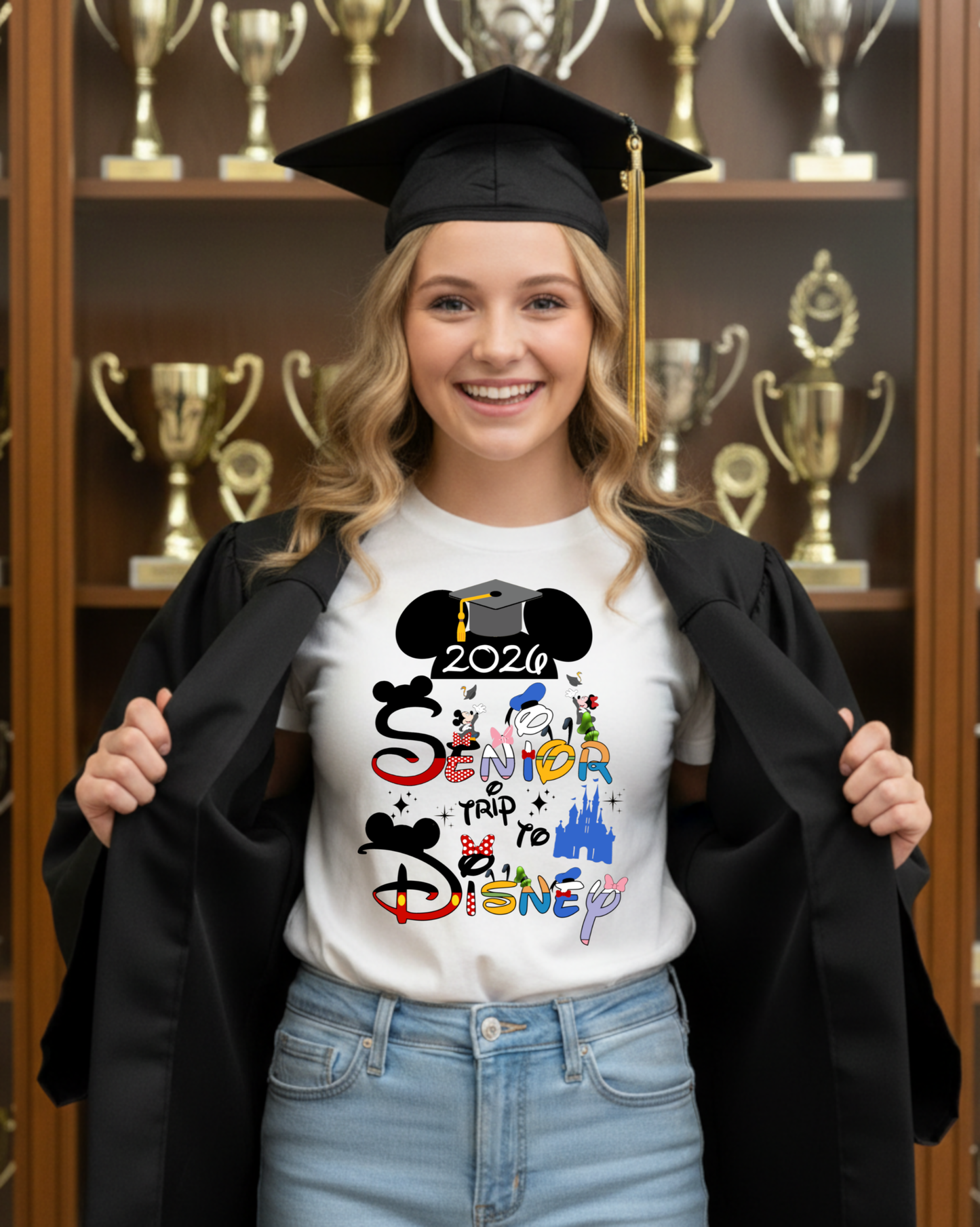 2026 Senior Trip to Disney | Graduation Mickey Ears PNG