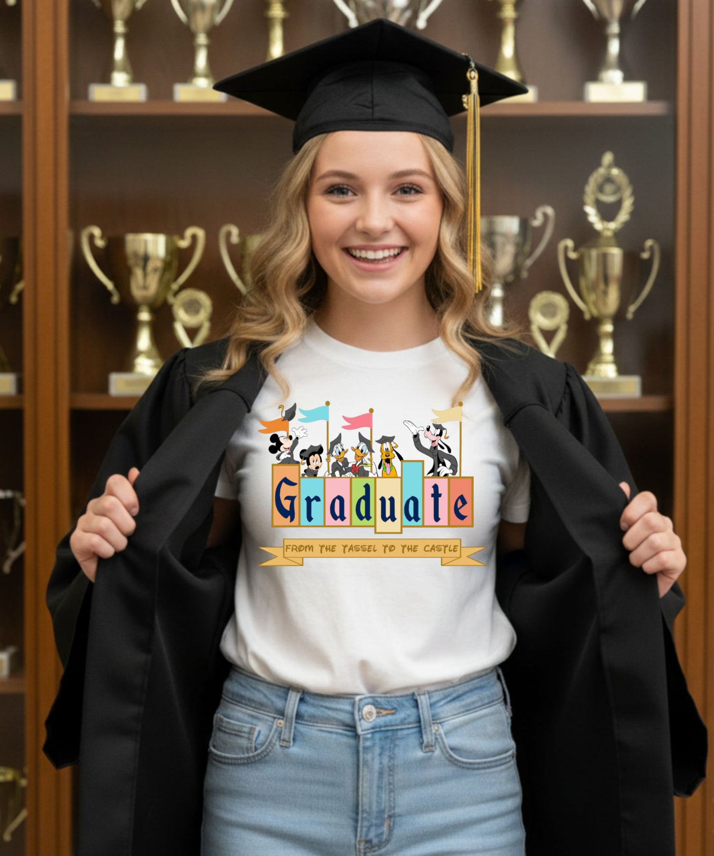 Disney Graduation PNG • From the Tassel to the Castle • Class of Graduation Clipart