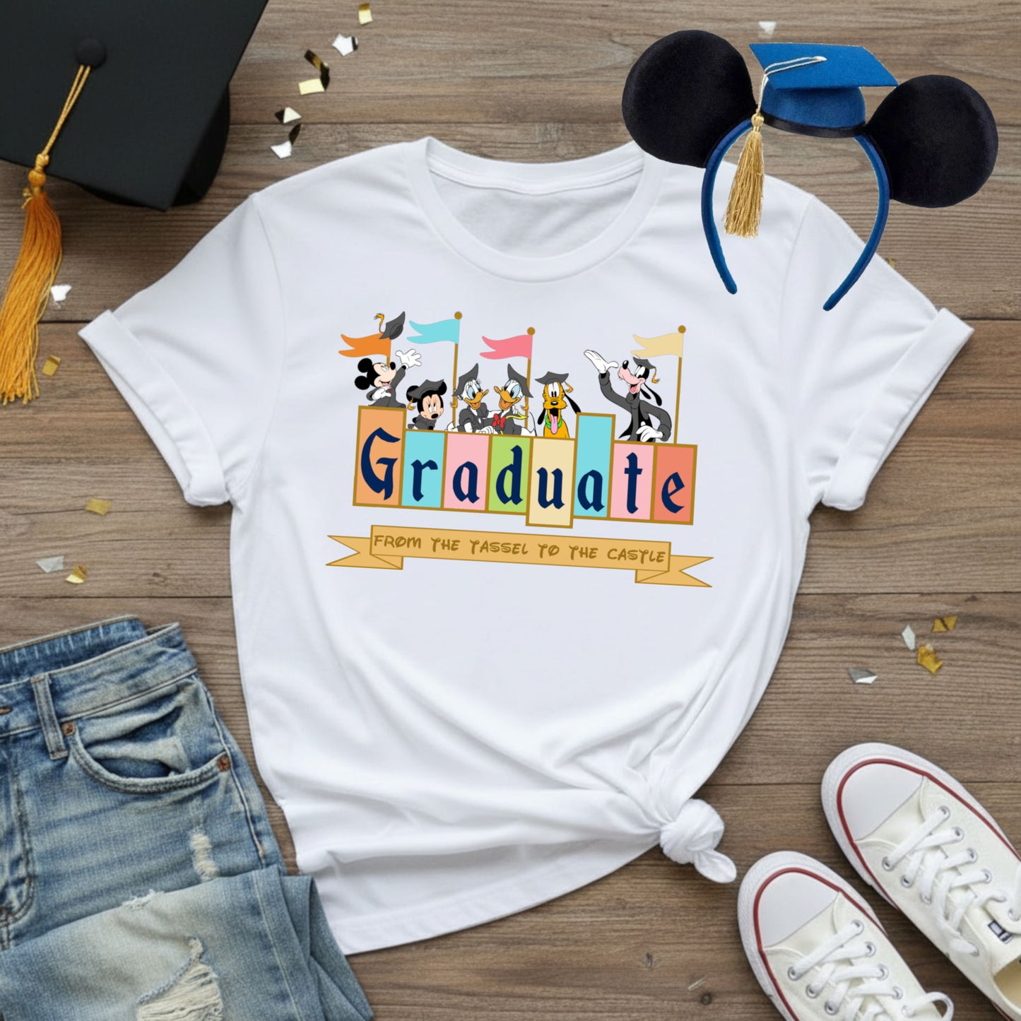 Disney Graduation PNG • From the Tassel to the Castle • Class of Graduation Clipart
