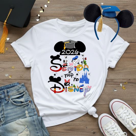 2026 Senior Trip to Disney | Graduation Mickey Ears PNG