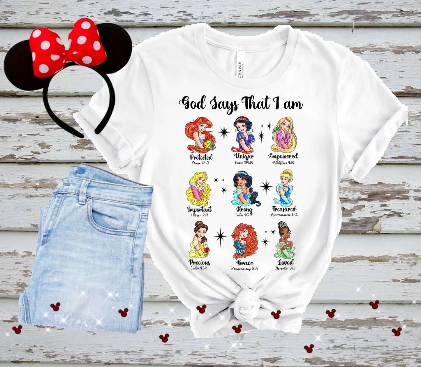 God says I am princess PNG Digital Download