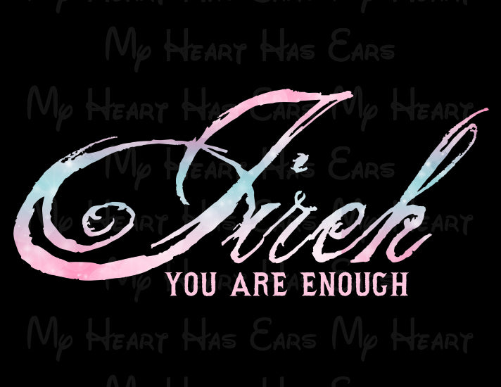 Jireh You are enough Christian image png digital file sublimation print t-shirt design