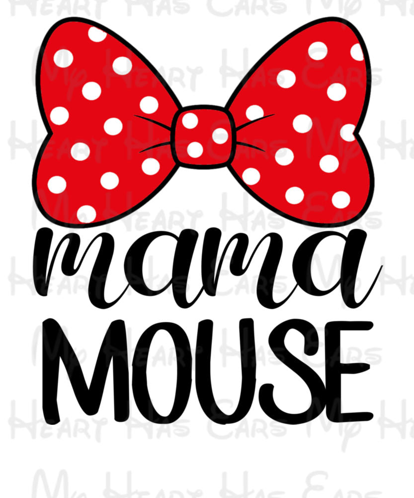 Mama + Mini Mouse Matching Set – Digital PNG Files (Instant Download)