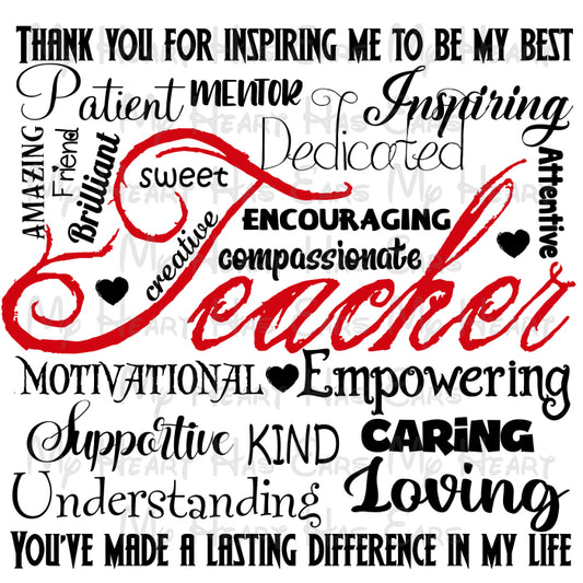 Teacher praise image png digital file sublimation print t-shirt design